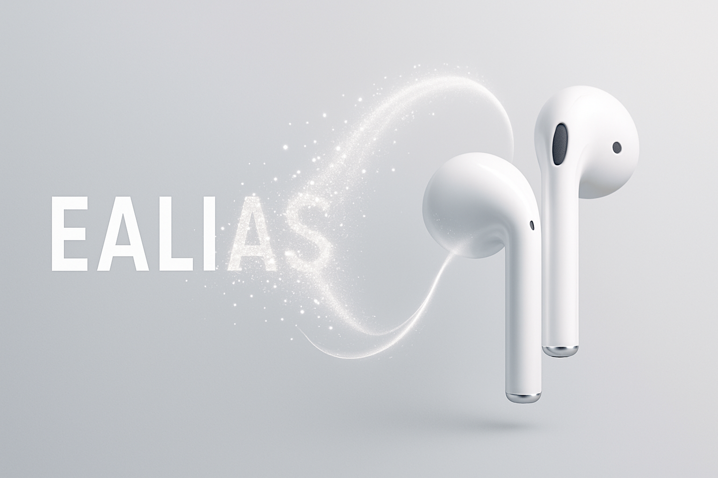 video of EALIAS changing into airpods
